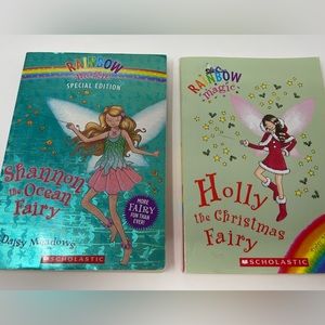 RAINBOW MAGIC FAIRIES: Two (2) Special Edition Paperback Books by Daisy Meadows